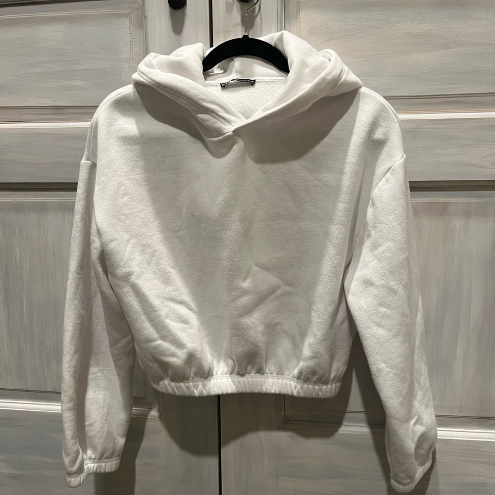 Zara cropped hoodie